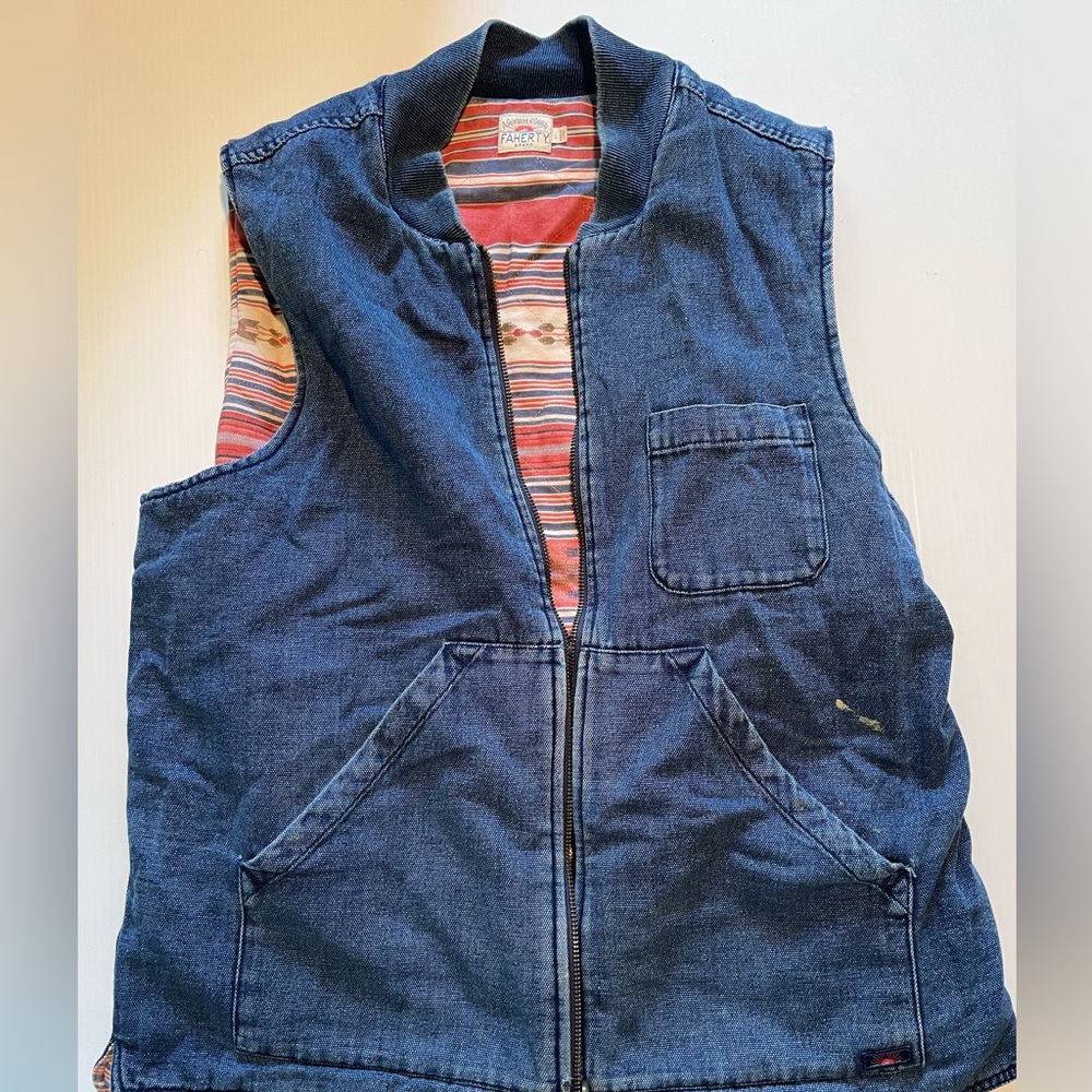 Faherty reversible vest